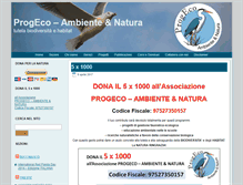 Tablet Screenshot of progeconatura.com